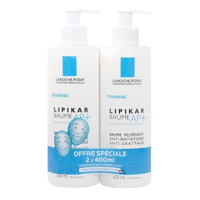 Lipikar AP+ Baume Visage & Corps 2x400ml