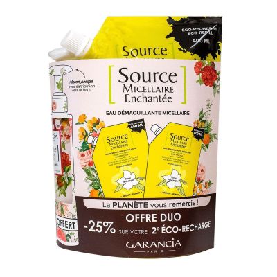 Source micellaire enchantée eau fleur oranger 2x400ml