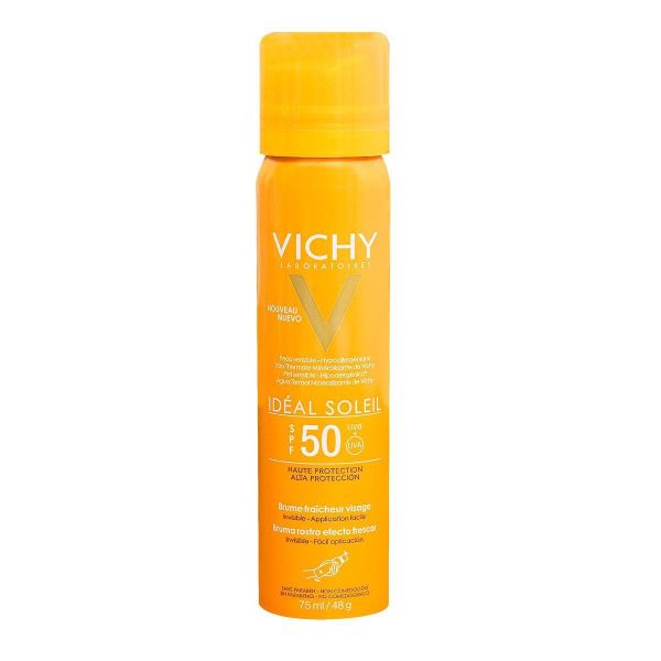 Idéal soleil brume fraîcheur visage SPF50 75ml