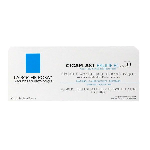 Cicaplast B5 Baume Réparateur Anti Marques SPF50 40ml