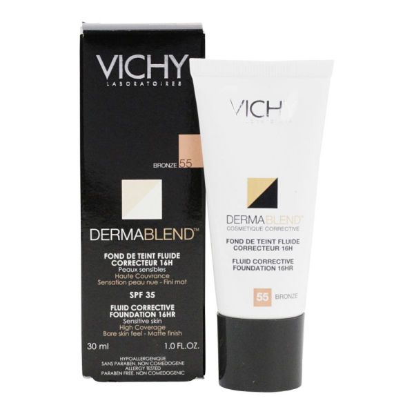 Fond de teint 3D Correction Dermablend tube de 30ml-55 bronze