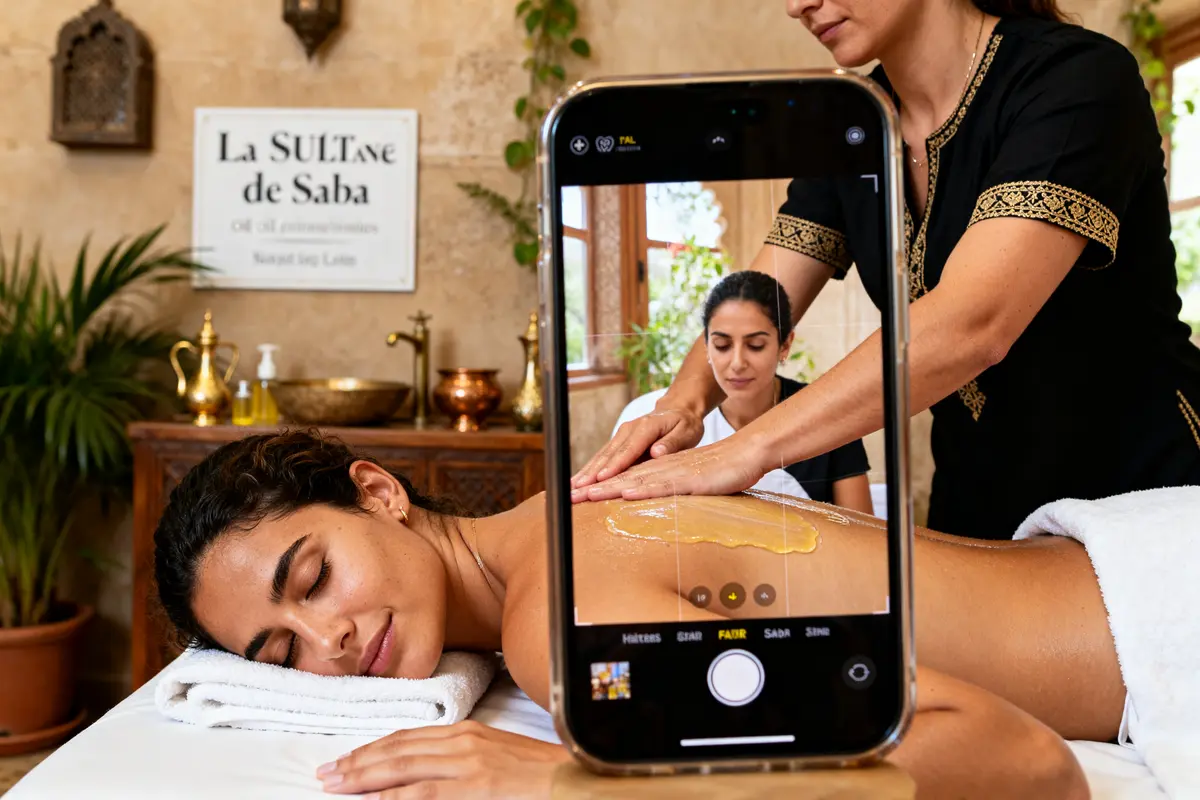 Massage la Sultane de Saba : secrets, soins &amp; rituels d’exception